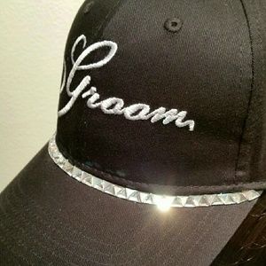 Groom, Bling, Weddings, Grooms Hat, Bling Hats